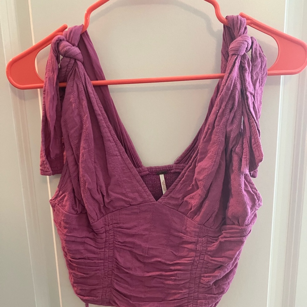 Free People purple tank top